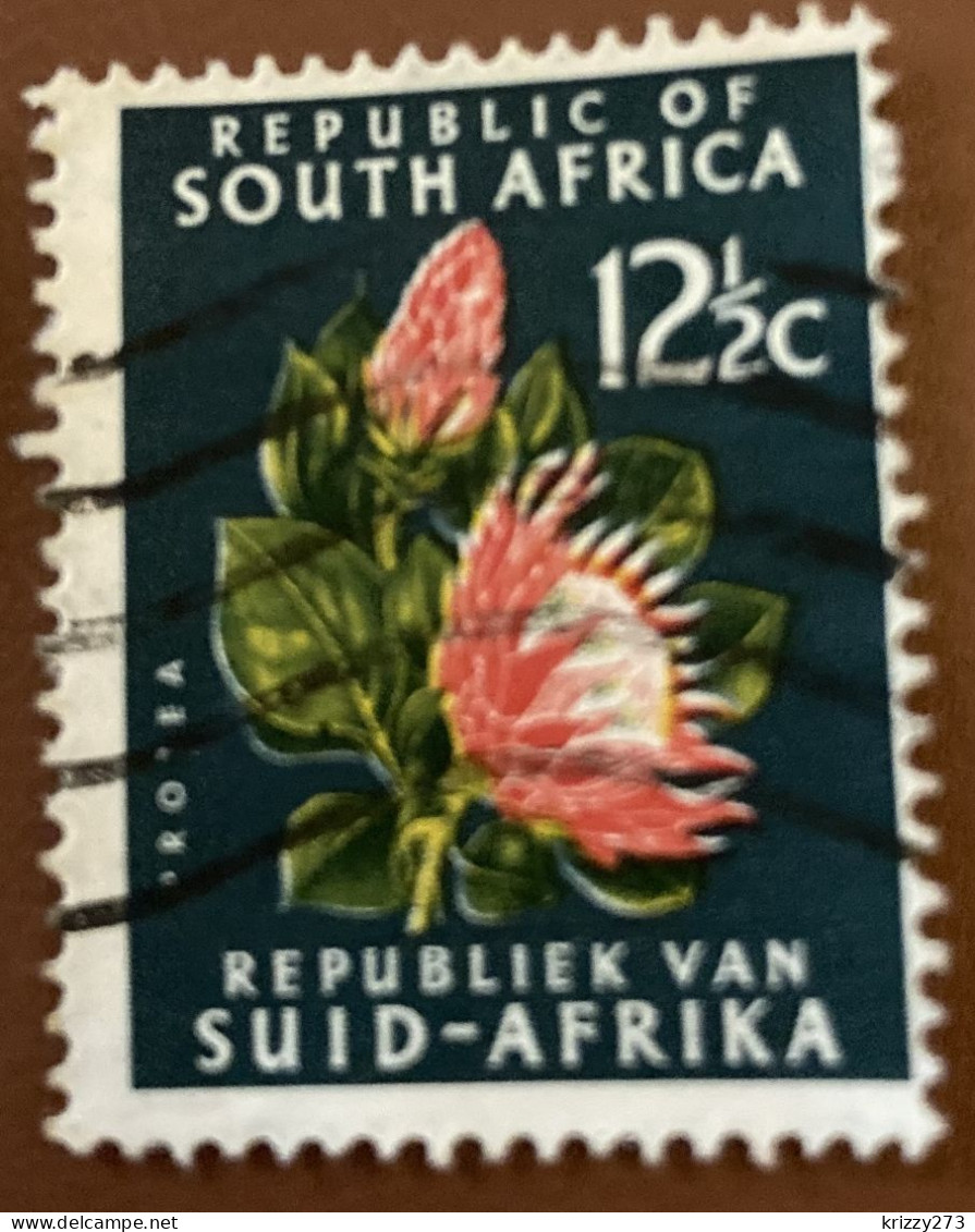 South Africa 1961 Flower Protea Cynaroides 12½ C - Used - Used Stamps