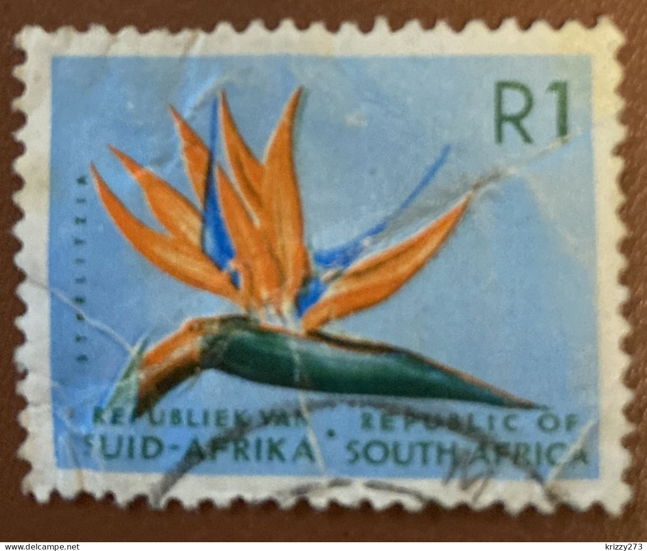 South Africa 1961 Flower 1 R - Used - Oblitérés