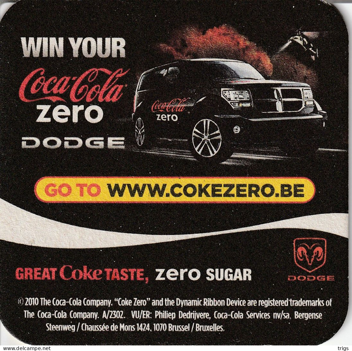 Coca Cola Zero - Untersetzer