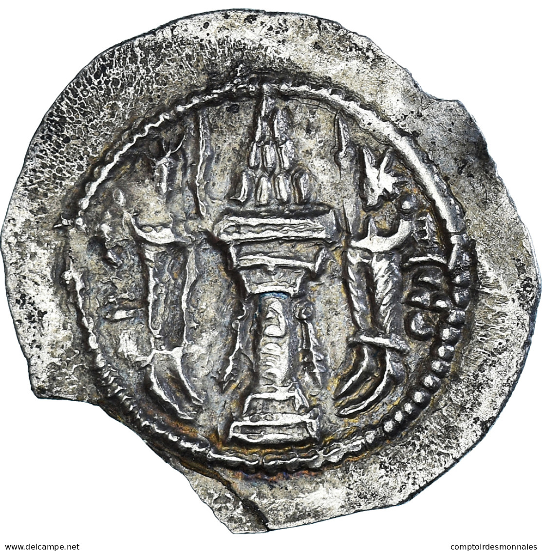 Monnaie, Royaume Sassanide, Varhran V, Drachme, 420-438, SKSTN, TTB+, Argent - Oriental