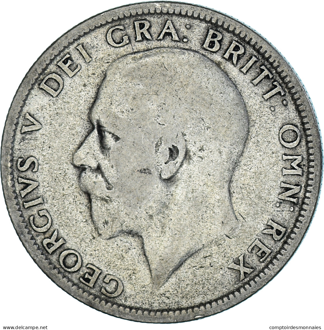 Monnaie, Grande-Bretagne, George V, Florin, Two Shillings, 1928, TB+, Argent - J. 1 Florin / 2 Schillings