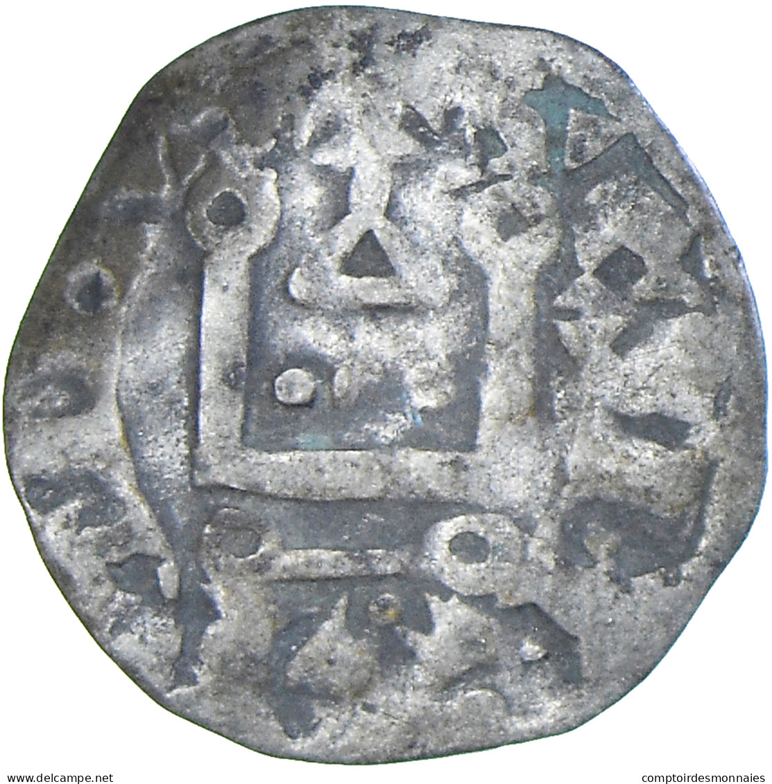 Monnaie, France, Philippe II, Denier, 1180-1223, Saint-Martin De Tours, TB - 1180-1223 Philippe II Auguste