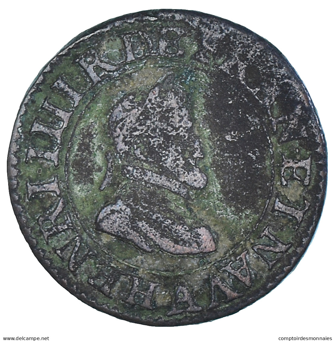 Monnaie, France, Henri IV, Double Tournois, 1605, Paris, TB+, Argent, CGKL:222 - 1589-1610 Heinrich IV.