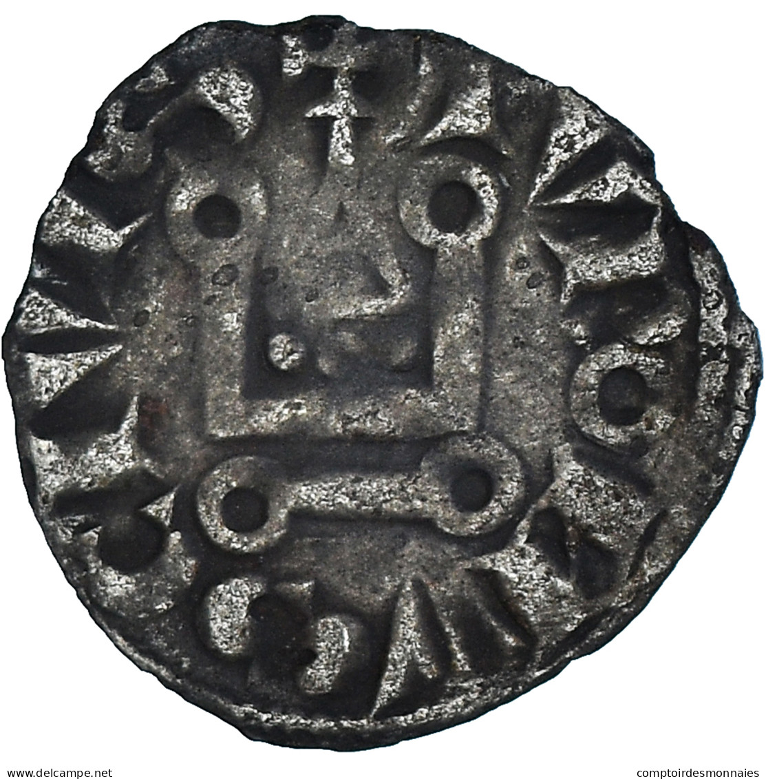 Monnaie, France, Louis IX, Denier Tournois, 1245-1270, TB+, Billon, Duplessy:193 - 1226-1270 Luigi IX (San Luigi)