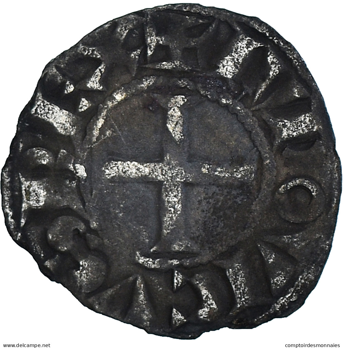 Monnaie, France, Louis IX, Denier Tournois, 1245-1270, TB+, Billon, Duplessy:193 - 1226-1270 Luigi IX (San Luigi)