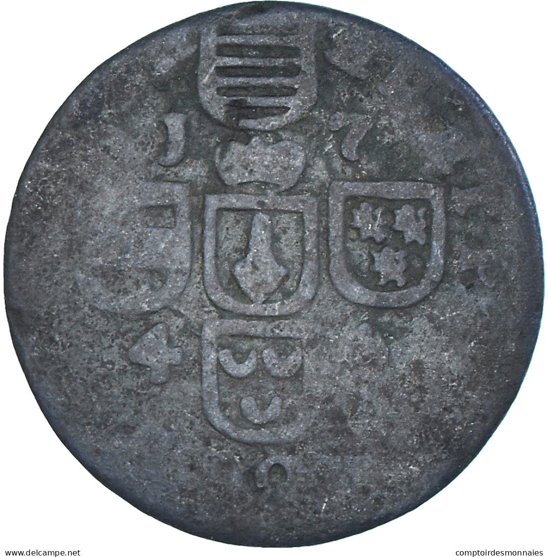 Monnaie, Belgique, Principalty Of Liege, John Theodore, Liard, 1744, Liege, B+ - Other & Unclassified