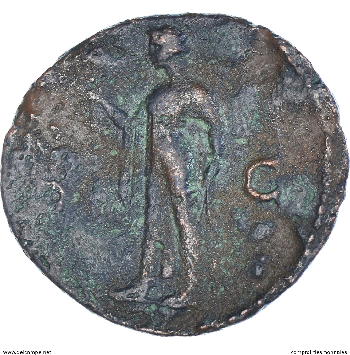 Monnaie, Titus, As, 77-78, Lugdunum, TB+, Bronze, RIC:1273 - Die Flavische Dynastie (69 / 96)
