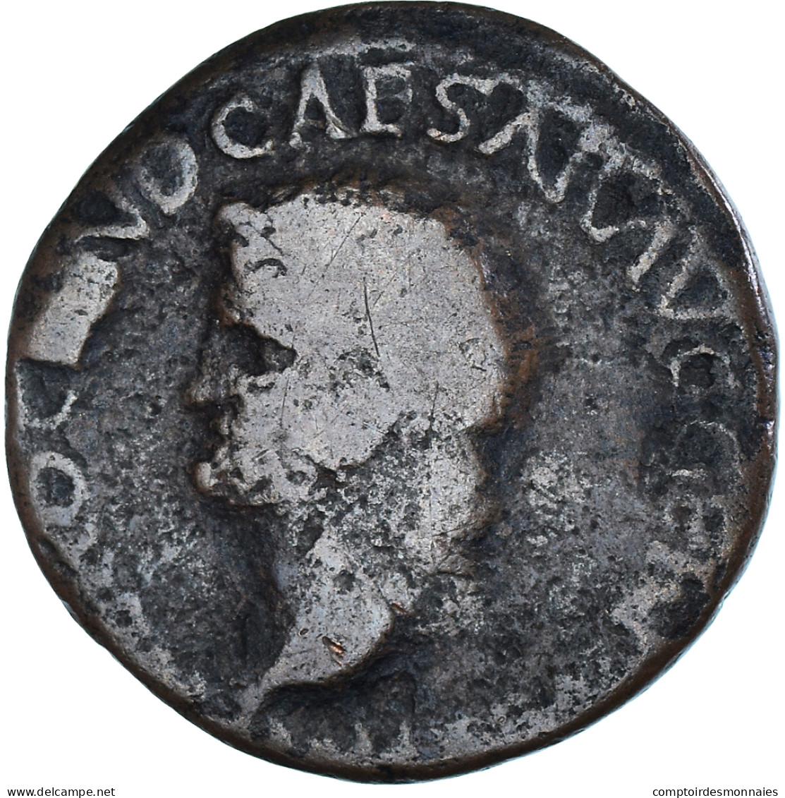 Monnaie, Néron, As, 62-68, Lugdunum, Rare, TB, Bronze, RIC:461 - The Julio-Claudians (27 BC To 69 AD)