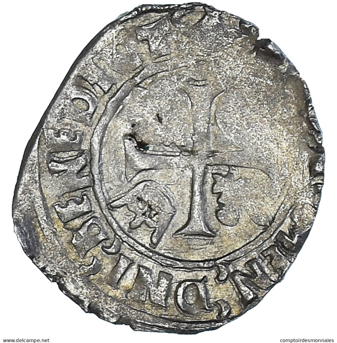 Monnaie, France, Charles VIII, Hardi, 1483-1498, Bordeaux, TB, Billon - 1483-1498 Karl VIII. Der Freundliche