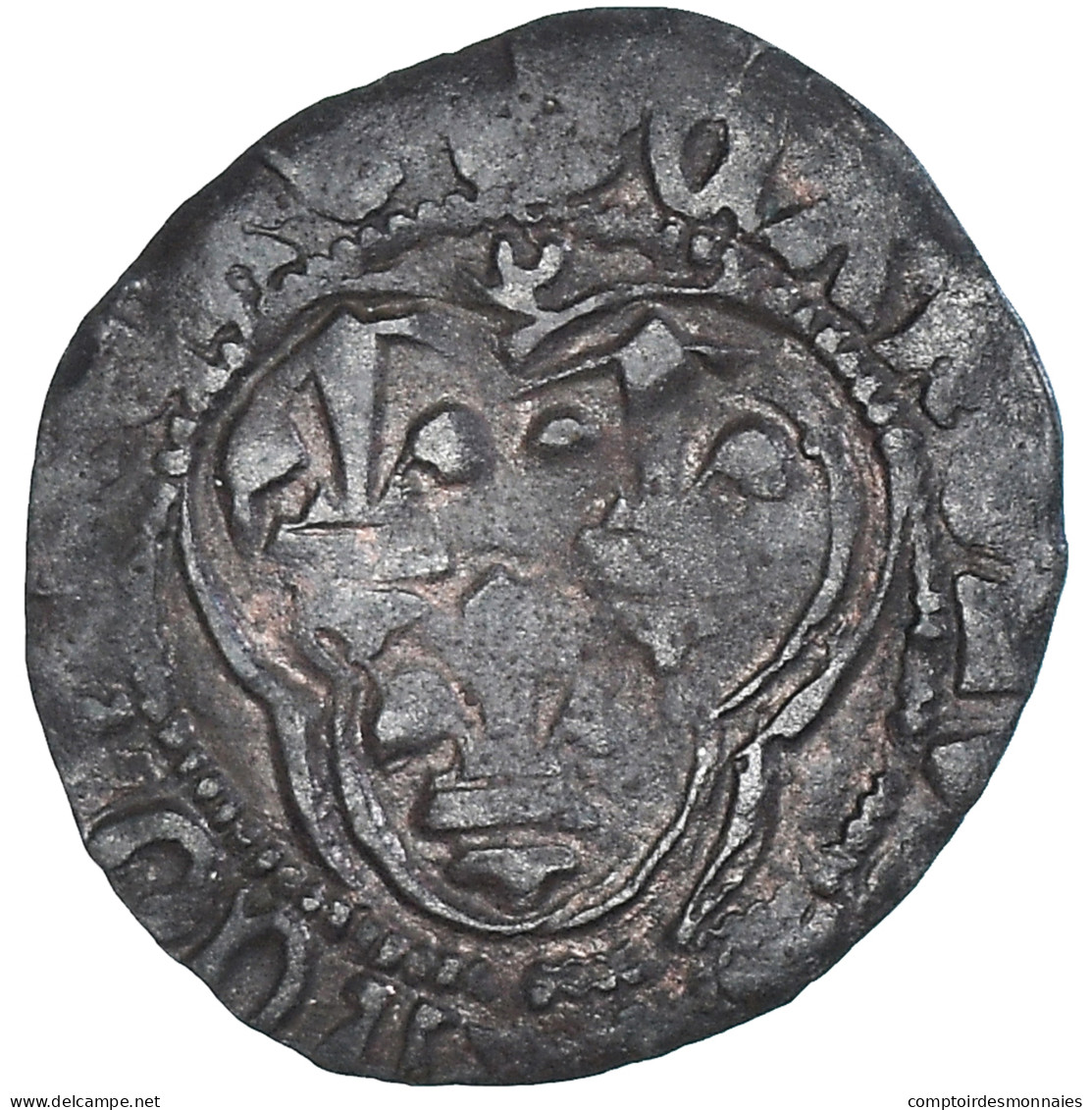 Monnaie, France, Charles VIII, Double Tournois, 1483-1498, Bordeaux, TB, Billon - 1483-1498 Karl VIII. Der Freundliche