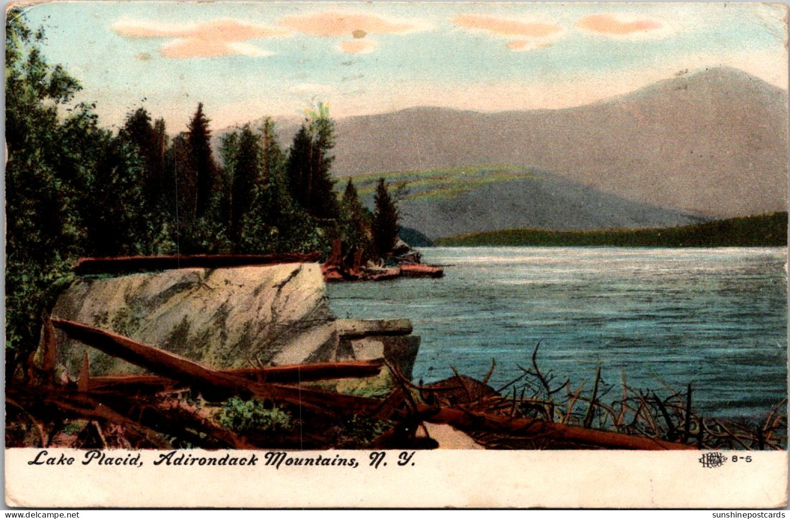 New York Adirondacks Lake Placid 1907 - Adirondack