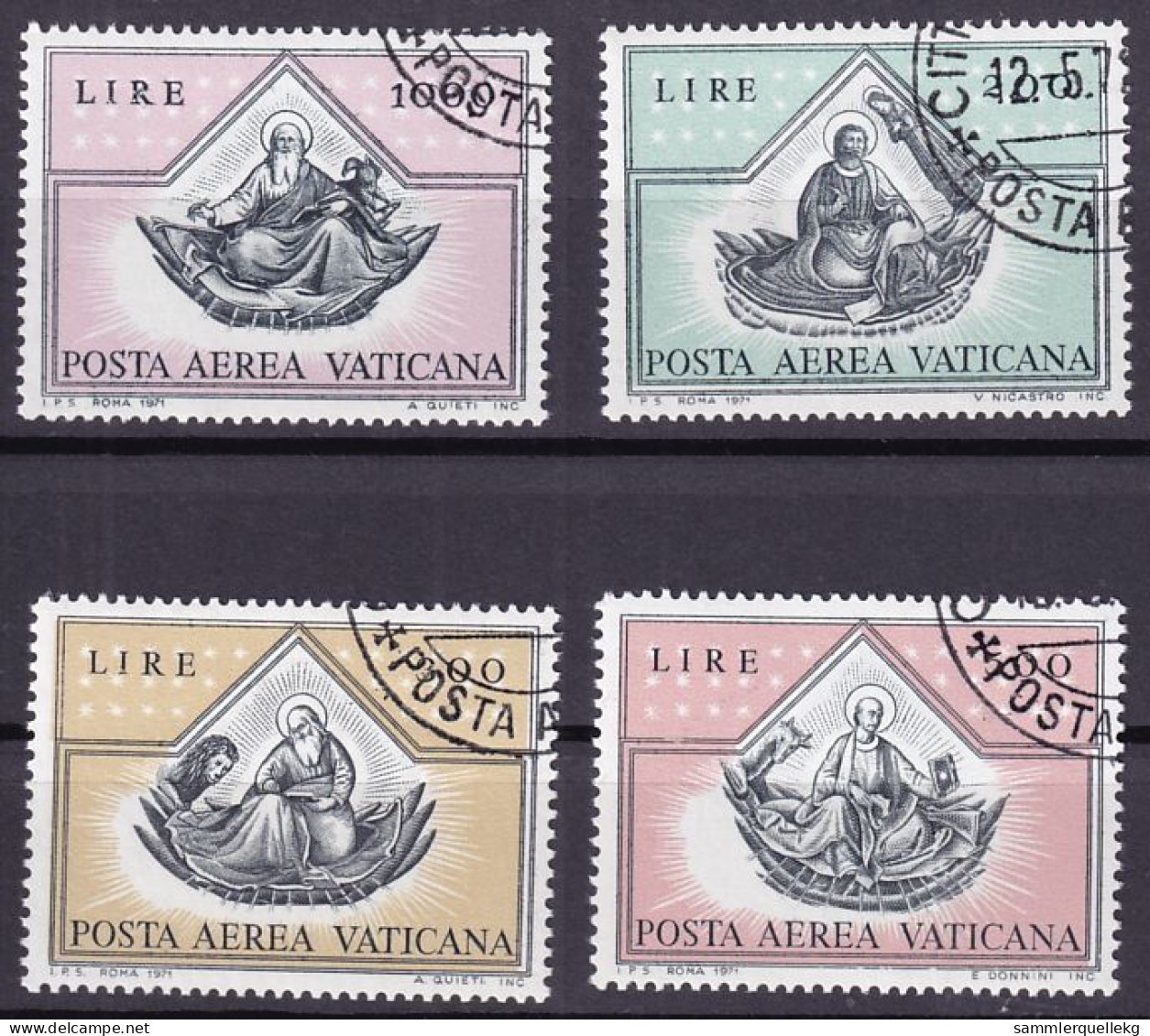 Vatikan  590 - 593 Gestempelt, Flugpostmarken (Nr.1863) - Used Stamps