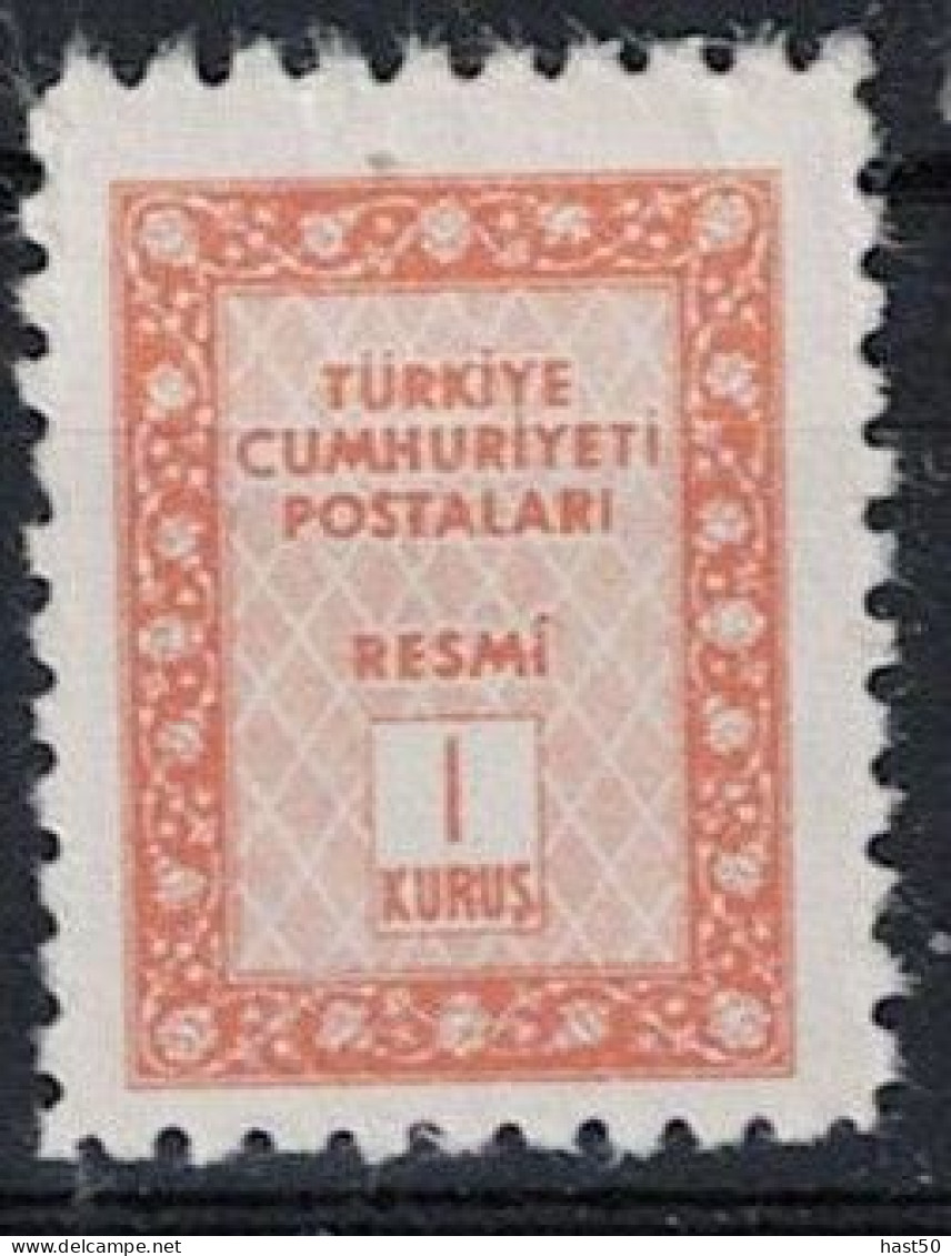 Türkei Turkey Turquie - Dienst/Service Ornamente. (MiNr: 69) 1960 - Postfrisch ** MNH - Official Stamps