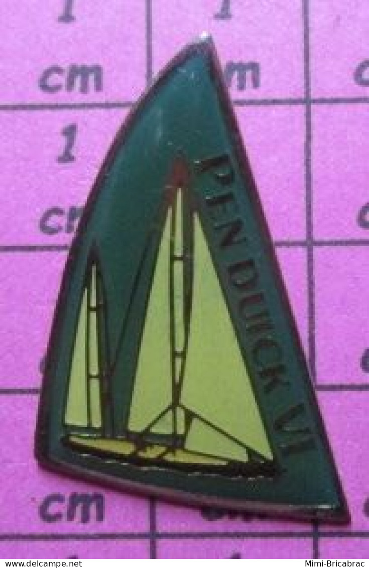 220 Pin's Pins / Beau Et Rare / SPORTS / BATEAU VOILE VOILIER PEN DUICK VI TABARLY - Sailing, Yachting