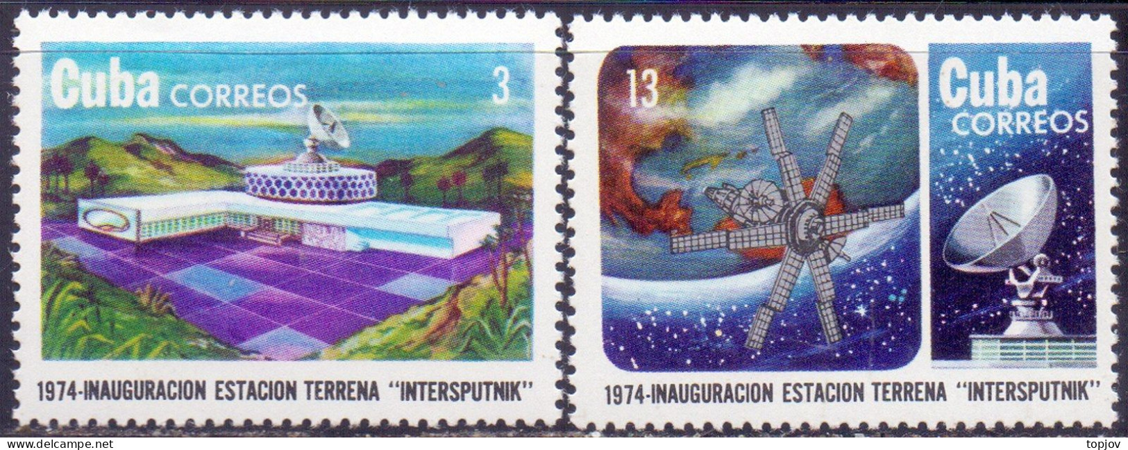 CUBA - INTERSPUTNIK - EARTH ANTENNA - **MNH - 1974 - Nordamerika