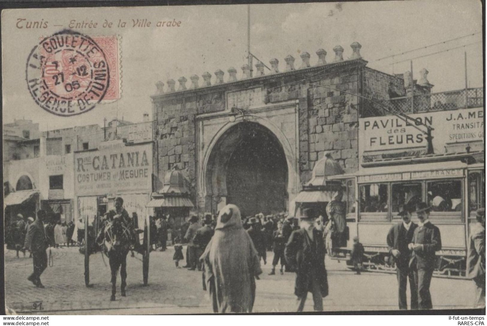 TUNIS - Entrée De La Ville Arabe - Tunisie