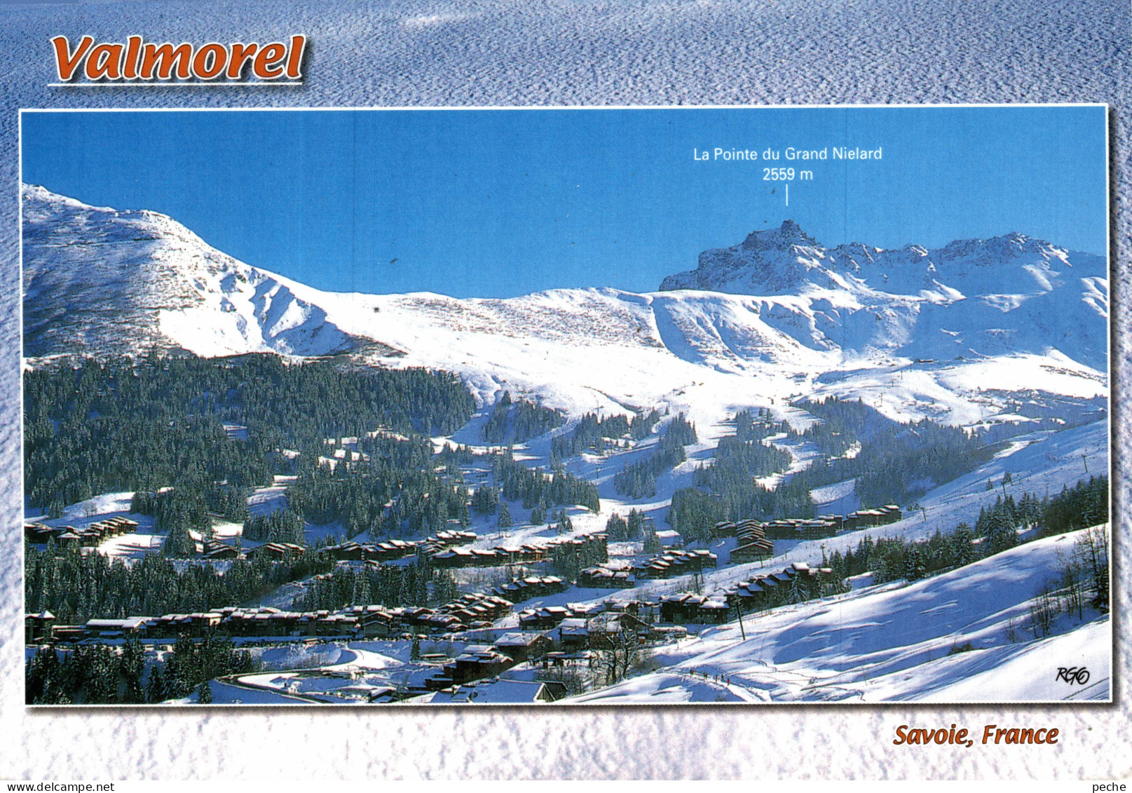 N°108129 -cpsm Valmorel -panorama De La Station Sous La Neige- - Valmorel