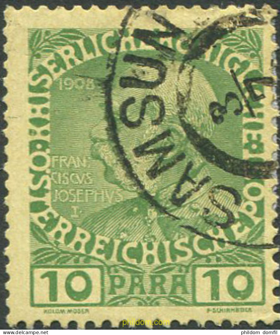 667403 USED LEVANTE 1908 LEVANTE AUSTRIACO - Altri - Europa