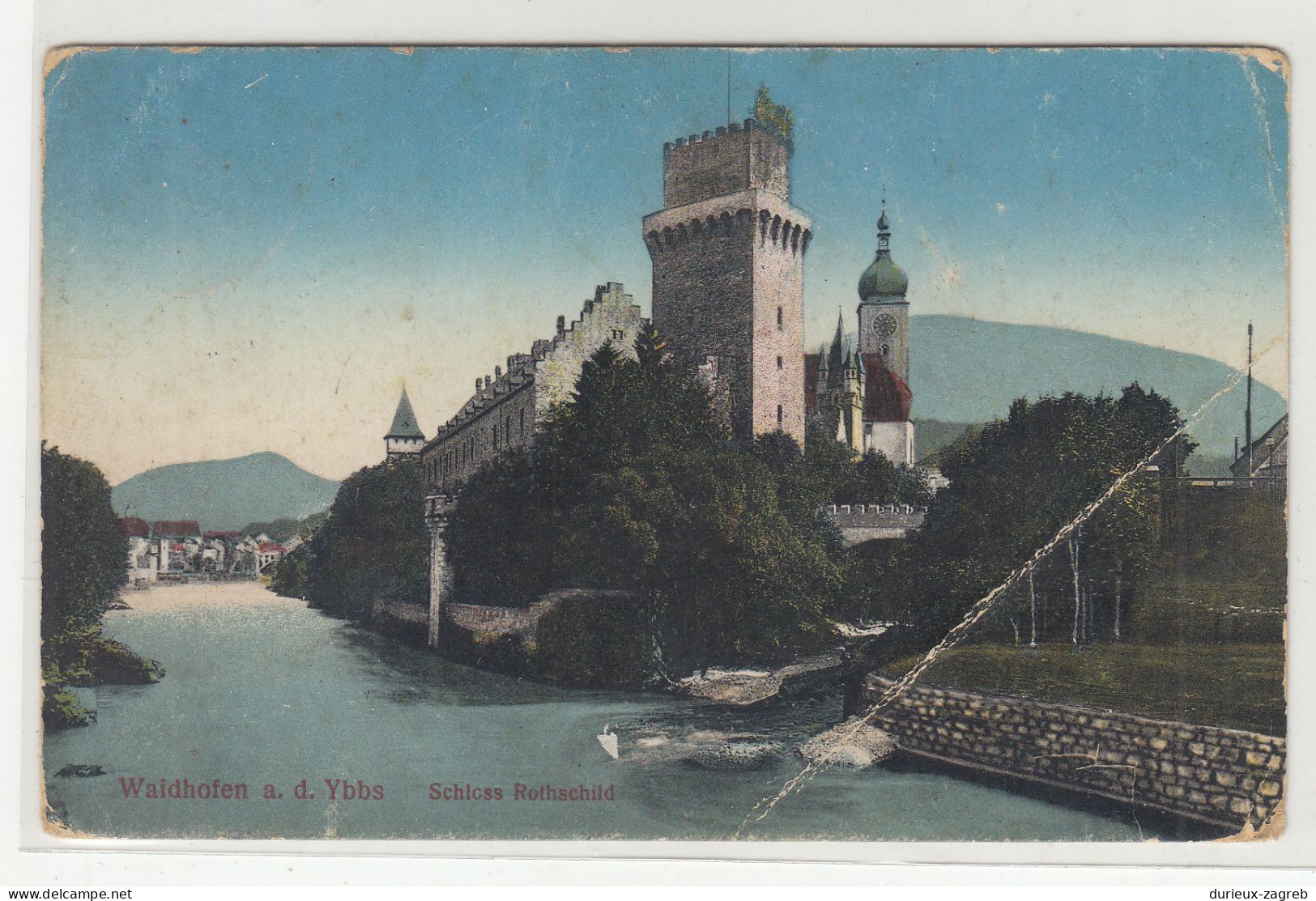 Waidhofen A.d. Ybs Old Postcard Posted Feldpost WWI 1916 B230801 - Waidhofen An Der Ybbs