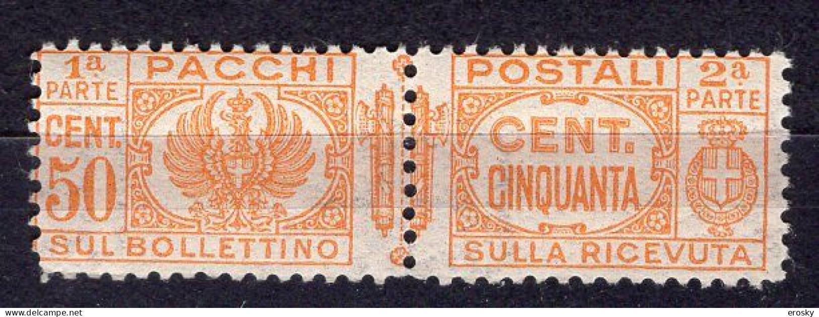 Z6098 - ITALIA REGNO PACCHI SASSONE N°28 ** - Colis-postaux