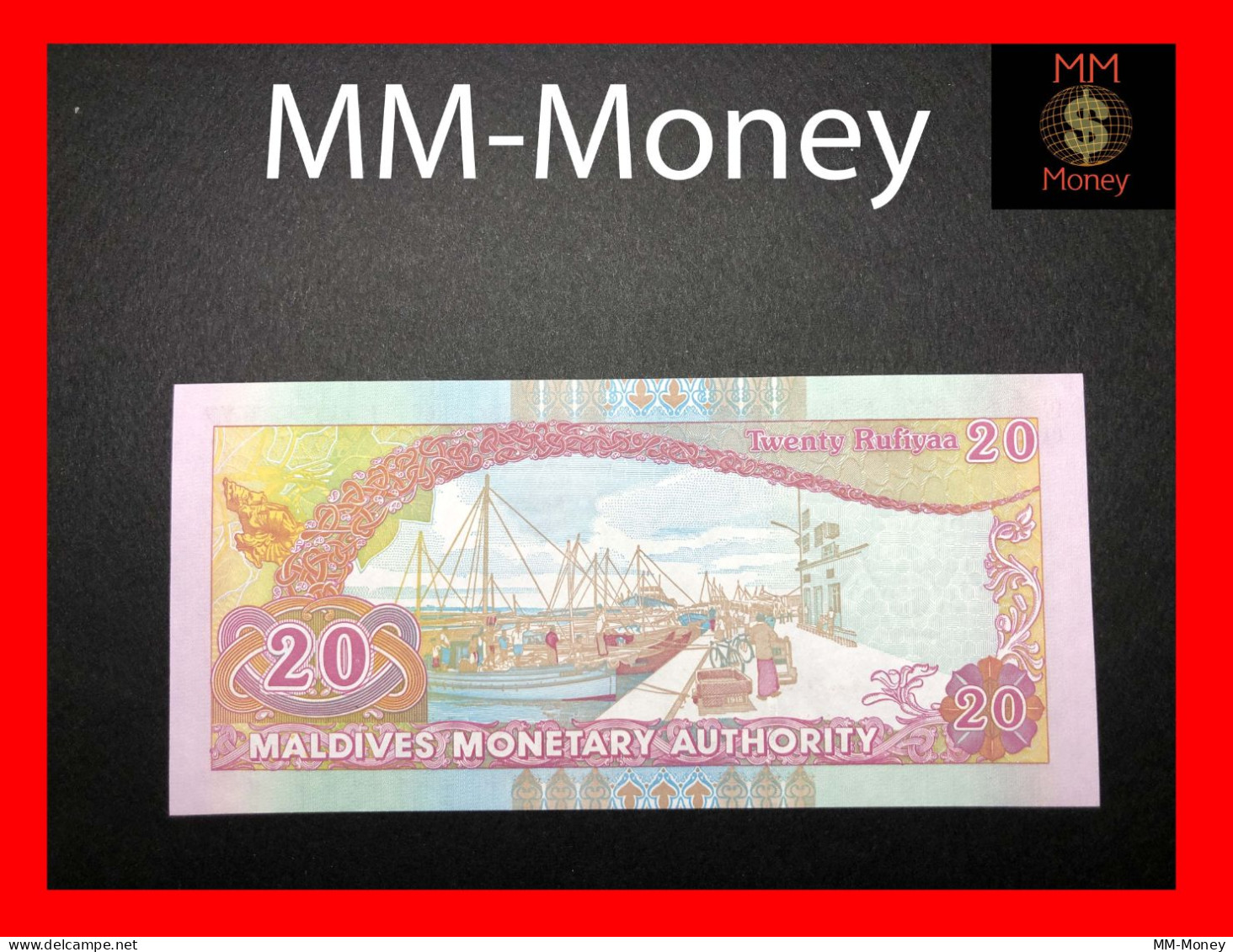 Maldives  20 Rufiyaa   2008  P. 20   UNC - Maldiven