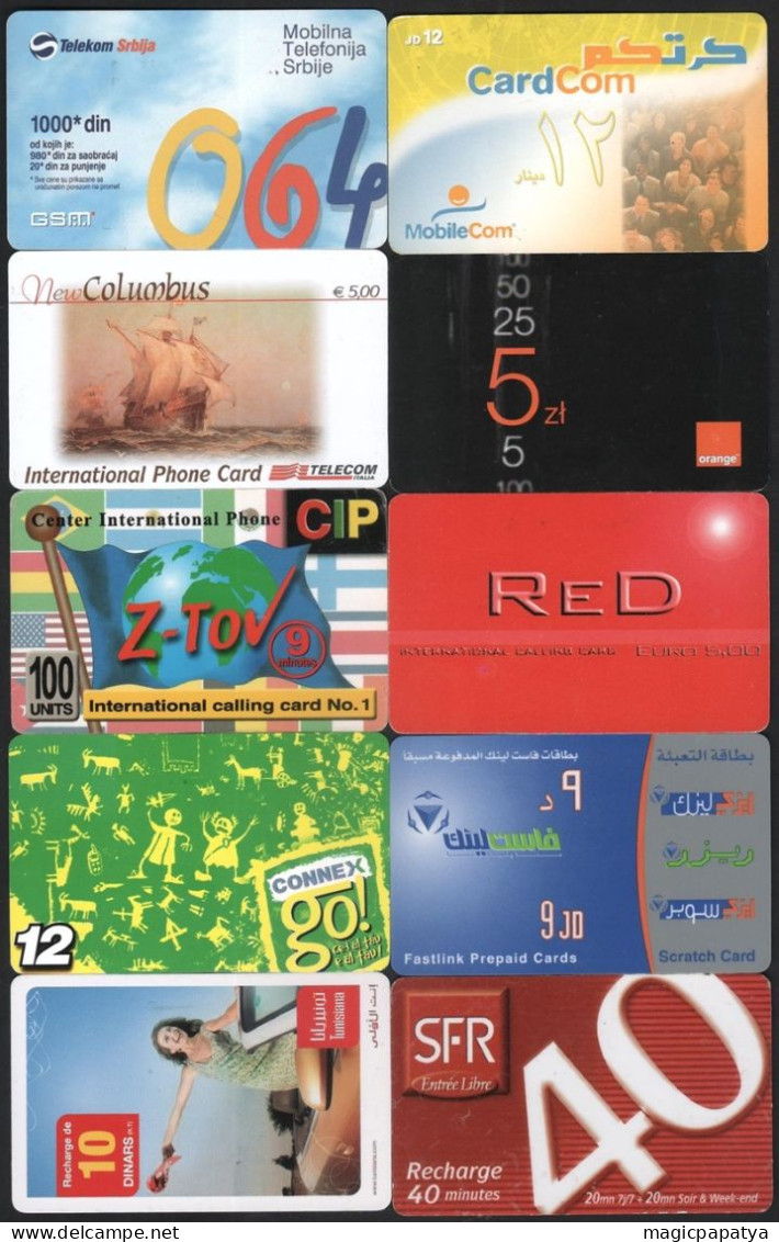 Phonecards Lot (48 Pcs) - Collections