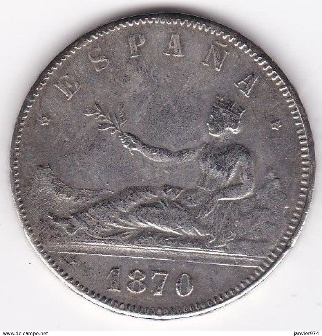 Fausse - False . 5 Pesetas 1882 PG.M. Alfonso XII , 38 Mm, 21,3 G , Magnétique - Monedas Falsas