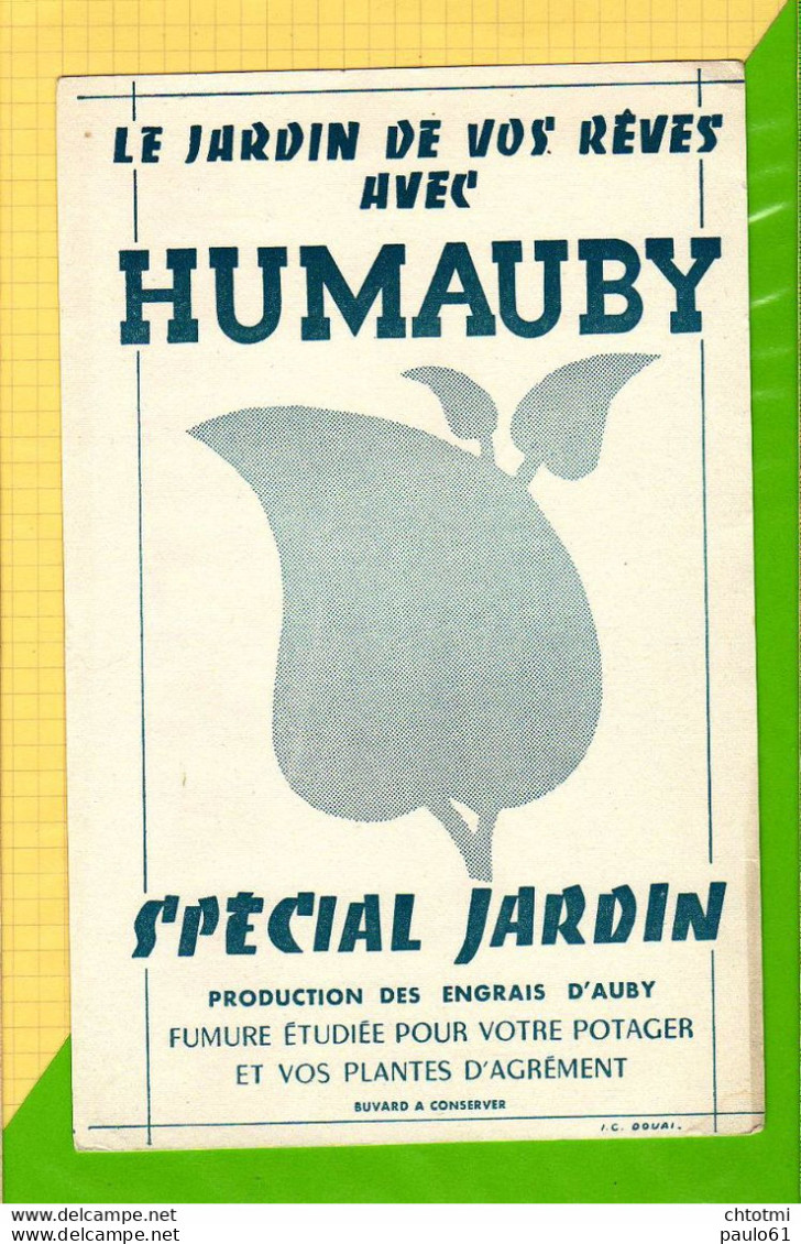 BUVARD &amp; Blotting Paper : Special Jardin HUMAUBY  Engrais D'Auby - Landwirtschaft