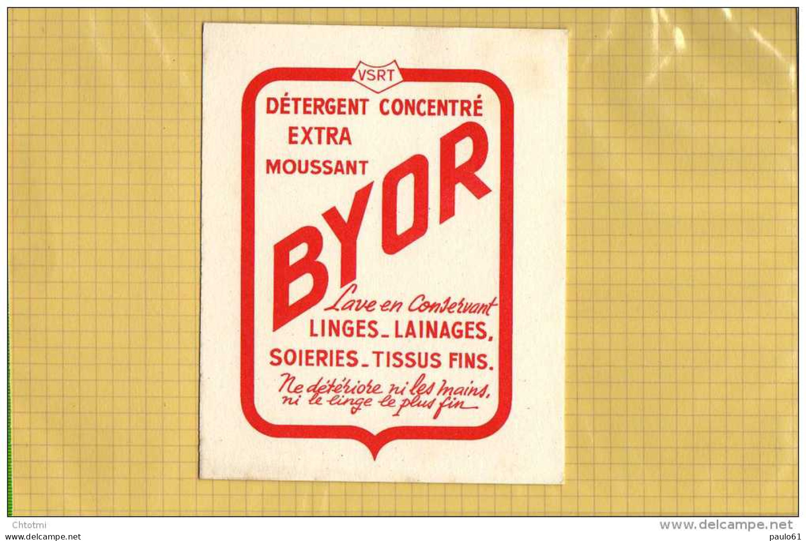 BUVARD :Detergent  Concentré BYOR - Paints