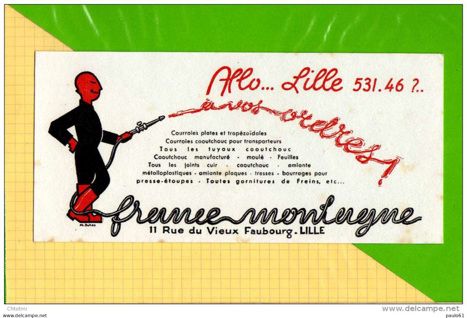 BUVARD &amp; Blotting Paper : FRANCE MONTAGNE  Fournitures Industrielles LILLE   Allo - Transport