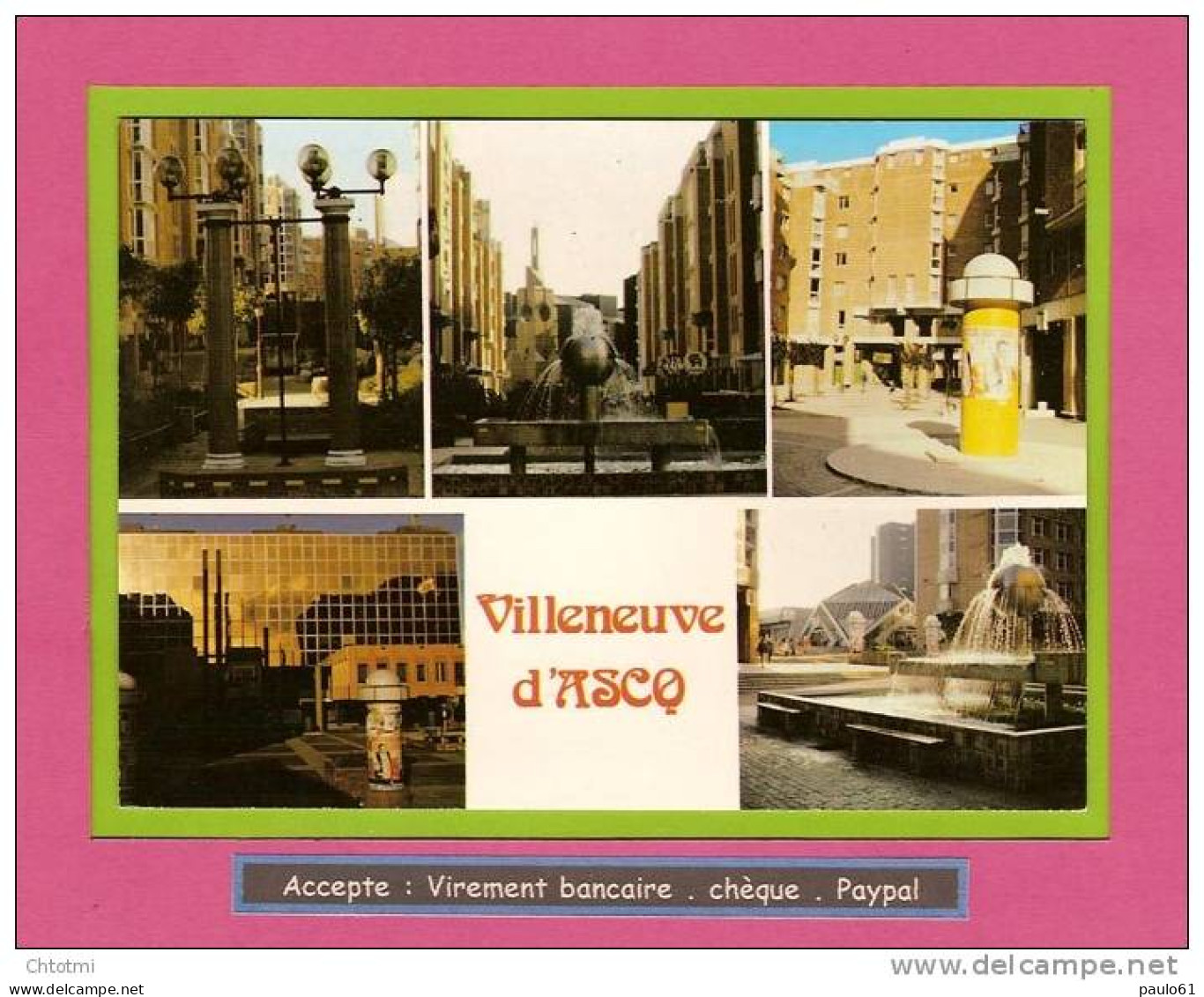VILLENEUVE D'ACQ   Multivues  Hotel De Ville    Ref : 191 / 5215 - Villeneuve D'Ascq