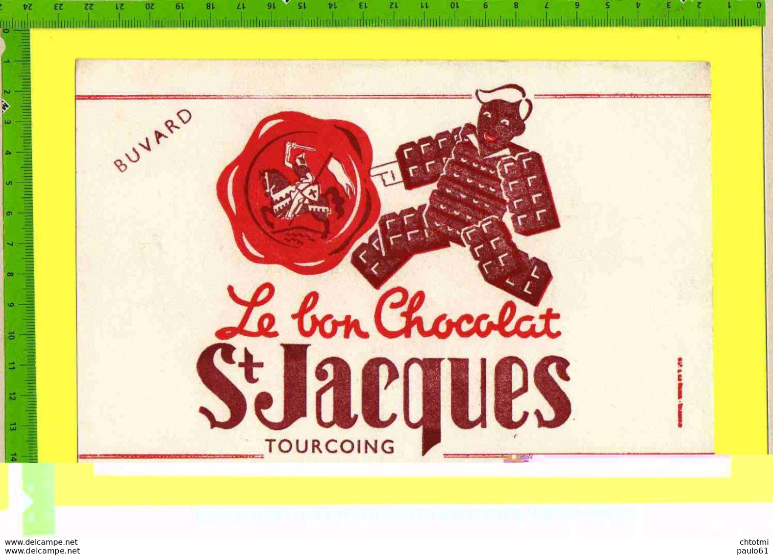 BUVARD : Le Bon Chocolat SAINT JACQUES Tourcoing - Kakao & Schokolade