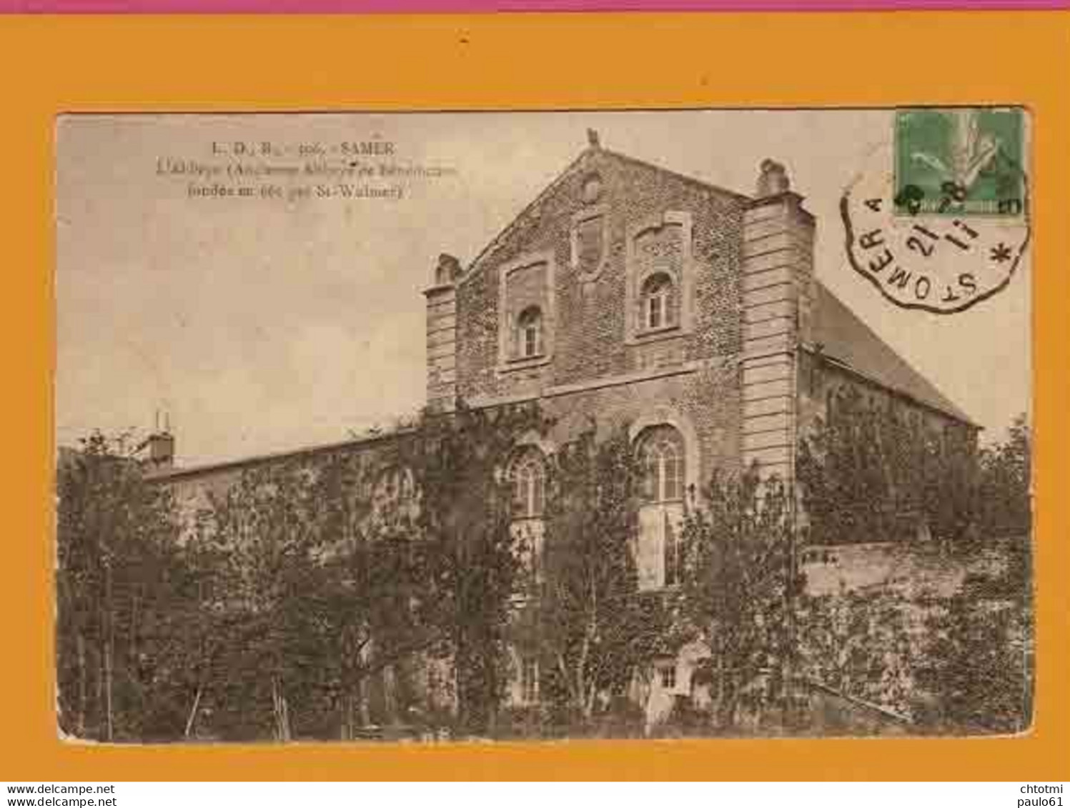 CPA :: SAMER  : 306.l'Abbaye De Benedictins - Samer