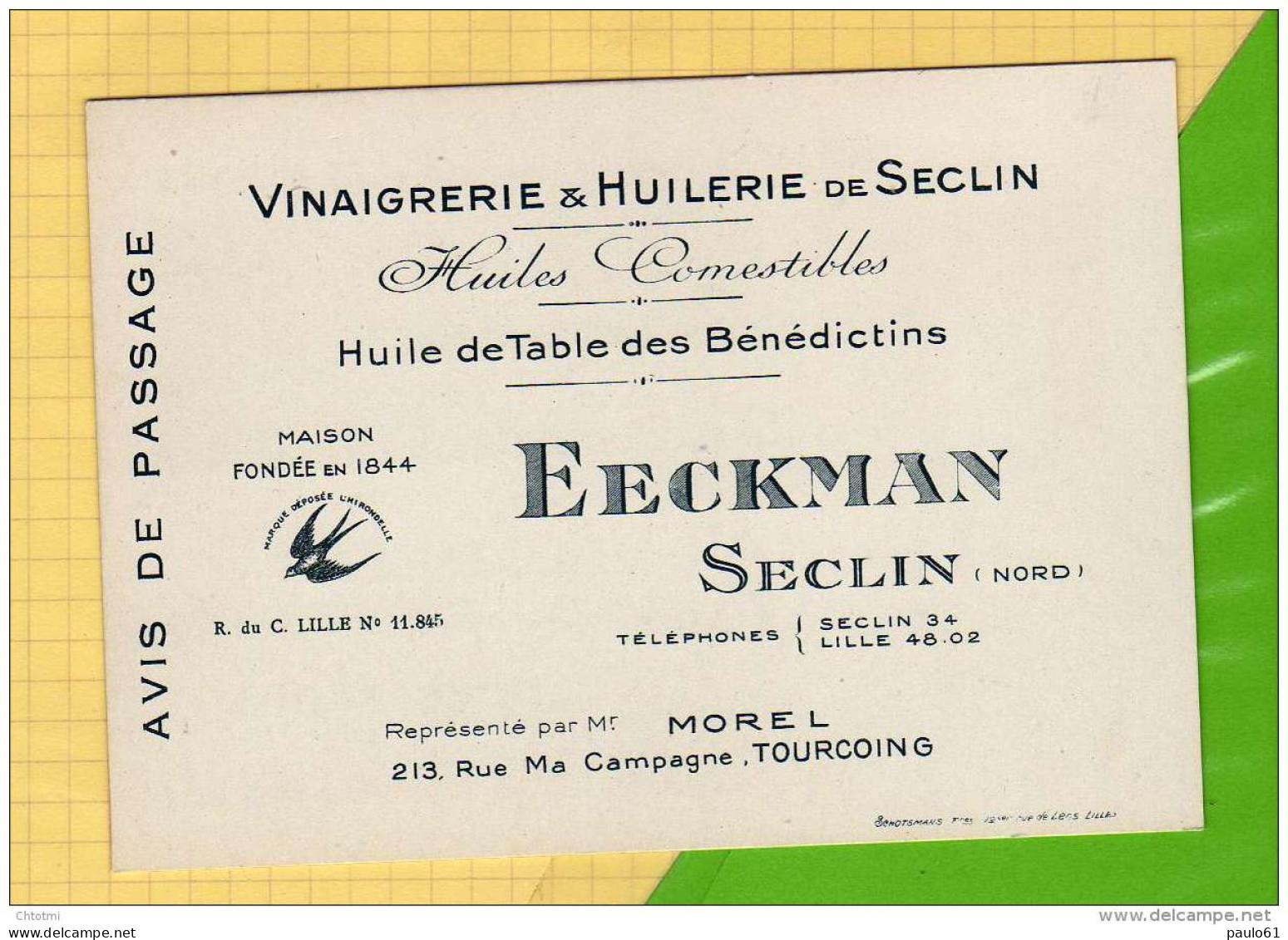 SECLIN  VINAIGRERIE EECKMAN - Seclin