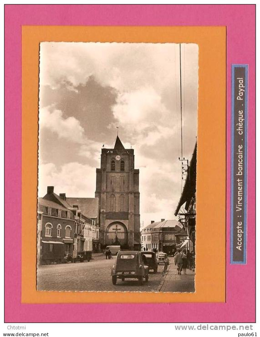 WORMHOUT : Eglise Petite Animation        Voitures  2CV - Wormhout