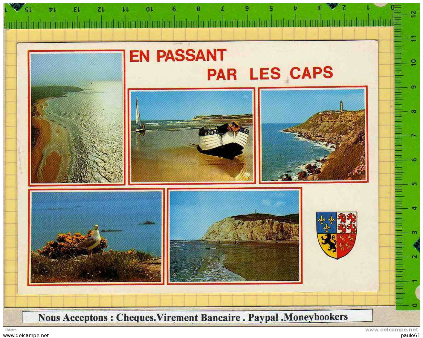 En Passant Par Les CAPS GRIS NEZ  BLANC NEZ  Le Phare Les Caps Et La Plage Baie De Wissant - Wissant