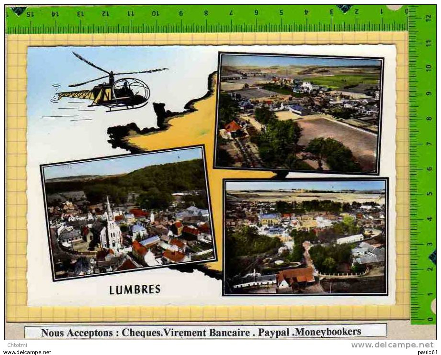 LUMBRES Multivues Differentes Parties Du Village Vue En Helicoptere - Lumbres