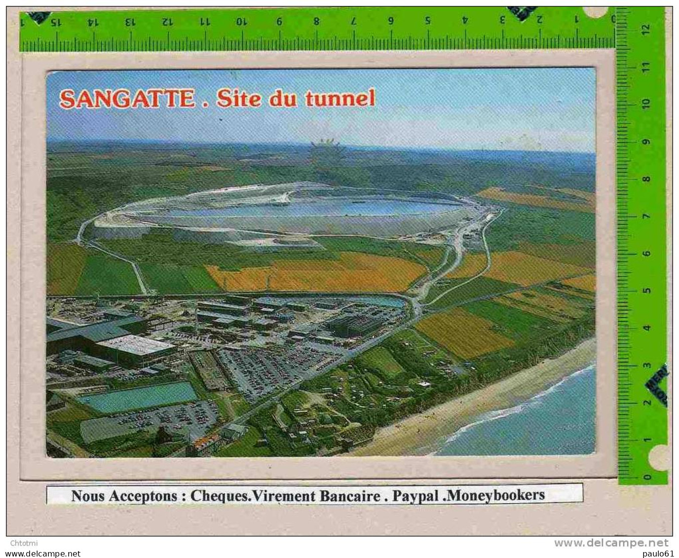 SANGATTE 206 Site Du Tunnel  Sous La Manche Vue Aerienne - Sangatte