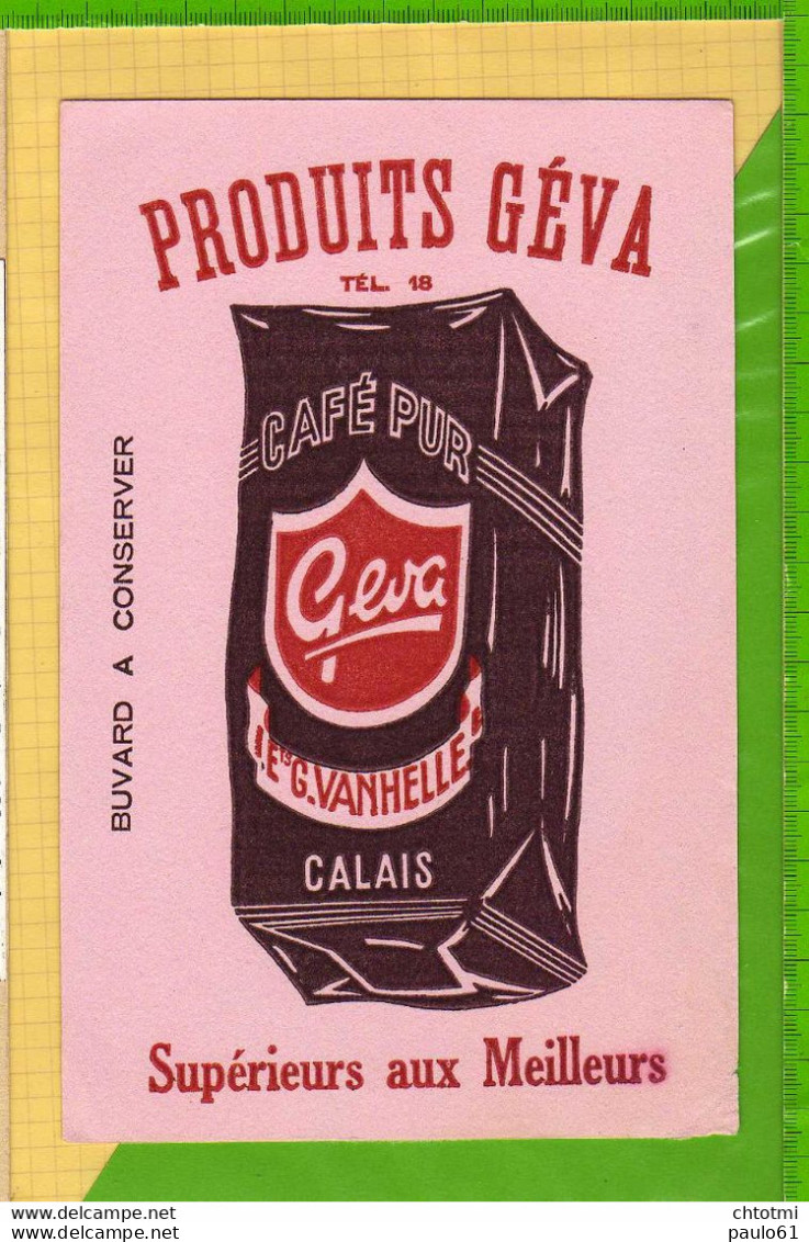 Buvard & Blotting Paper : Produit GEVA Café Pur CALAIS - Café & Thé