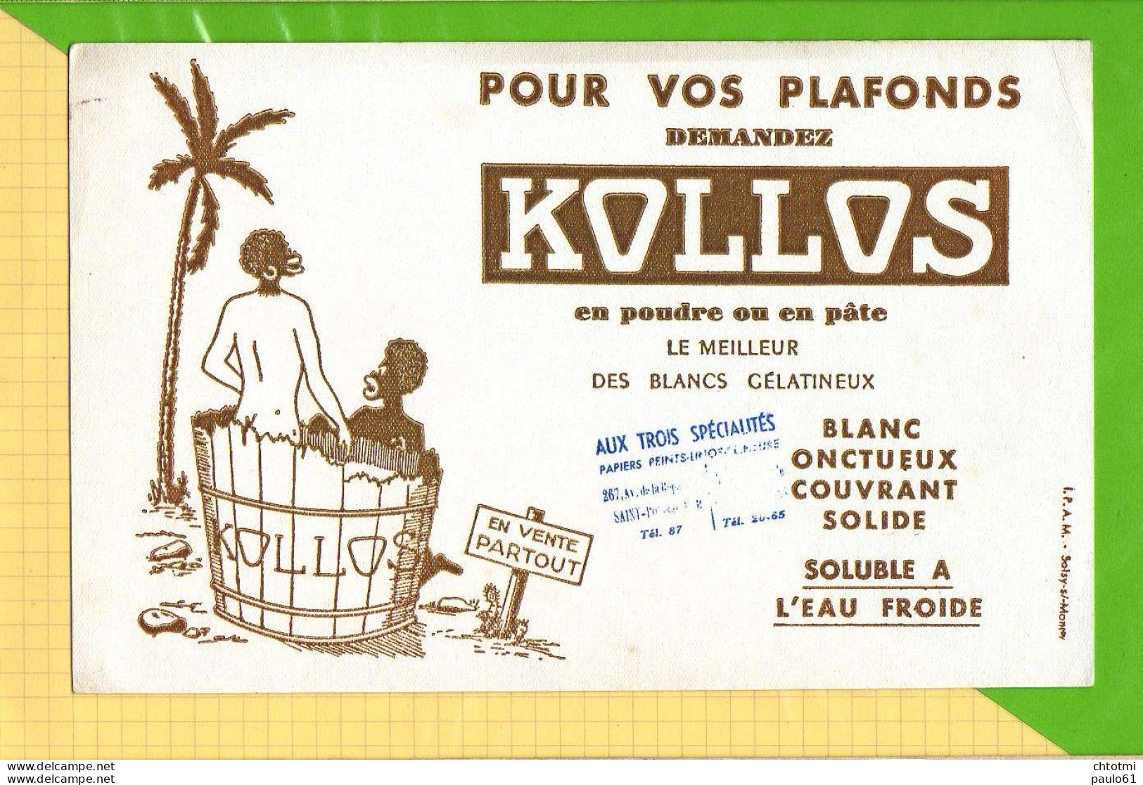 Buvard & Blotting Paper  :  Marron Pour Les Plafonds KOLLOS Peinture  Saint Pol Sur Mer - Pinturas