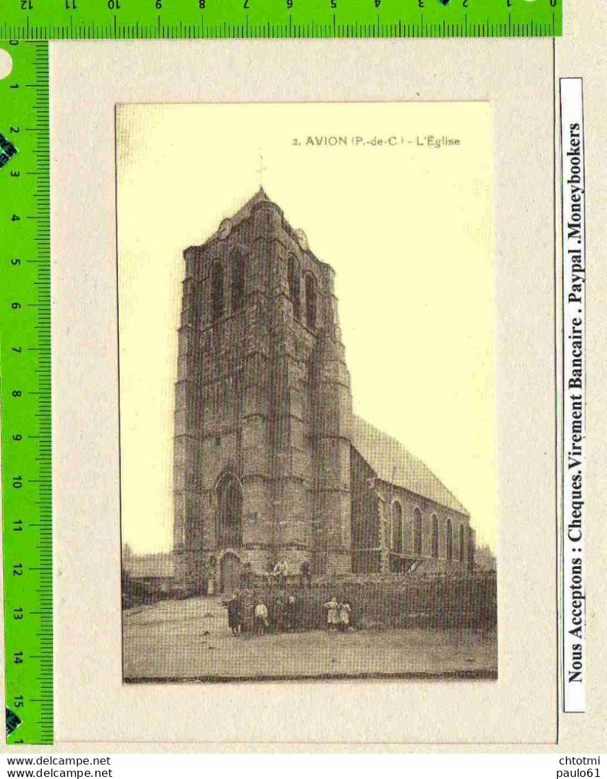 CPA / AVION 2 L'Eglise - Avion