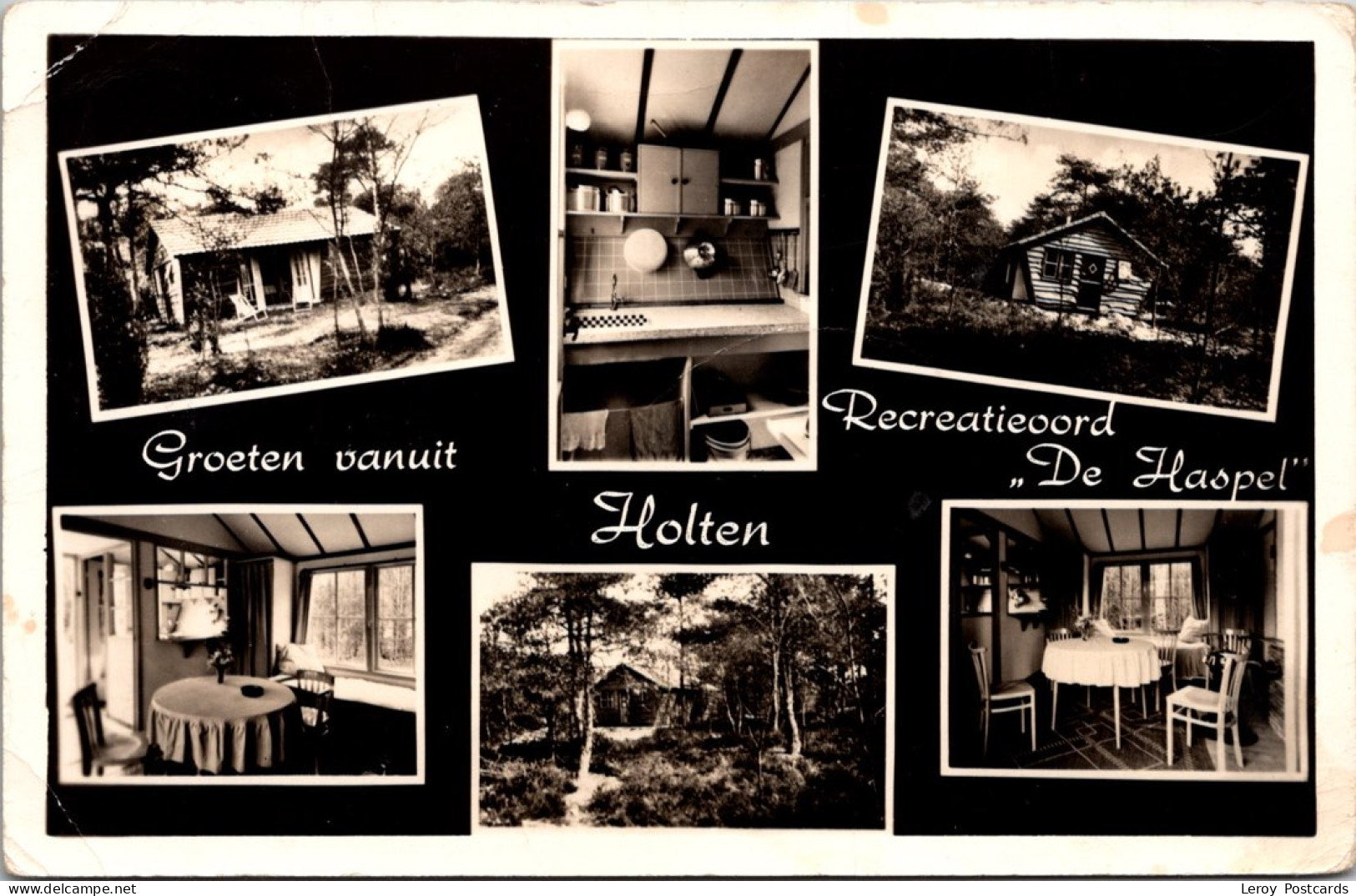 #3514 - Groeten Vanuit Holten, Recreatieoord 'De Haspel' 1959 (OV) - Holten