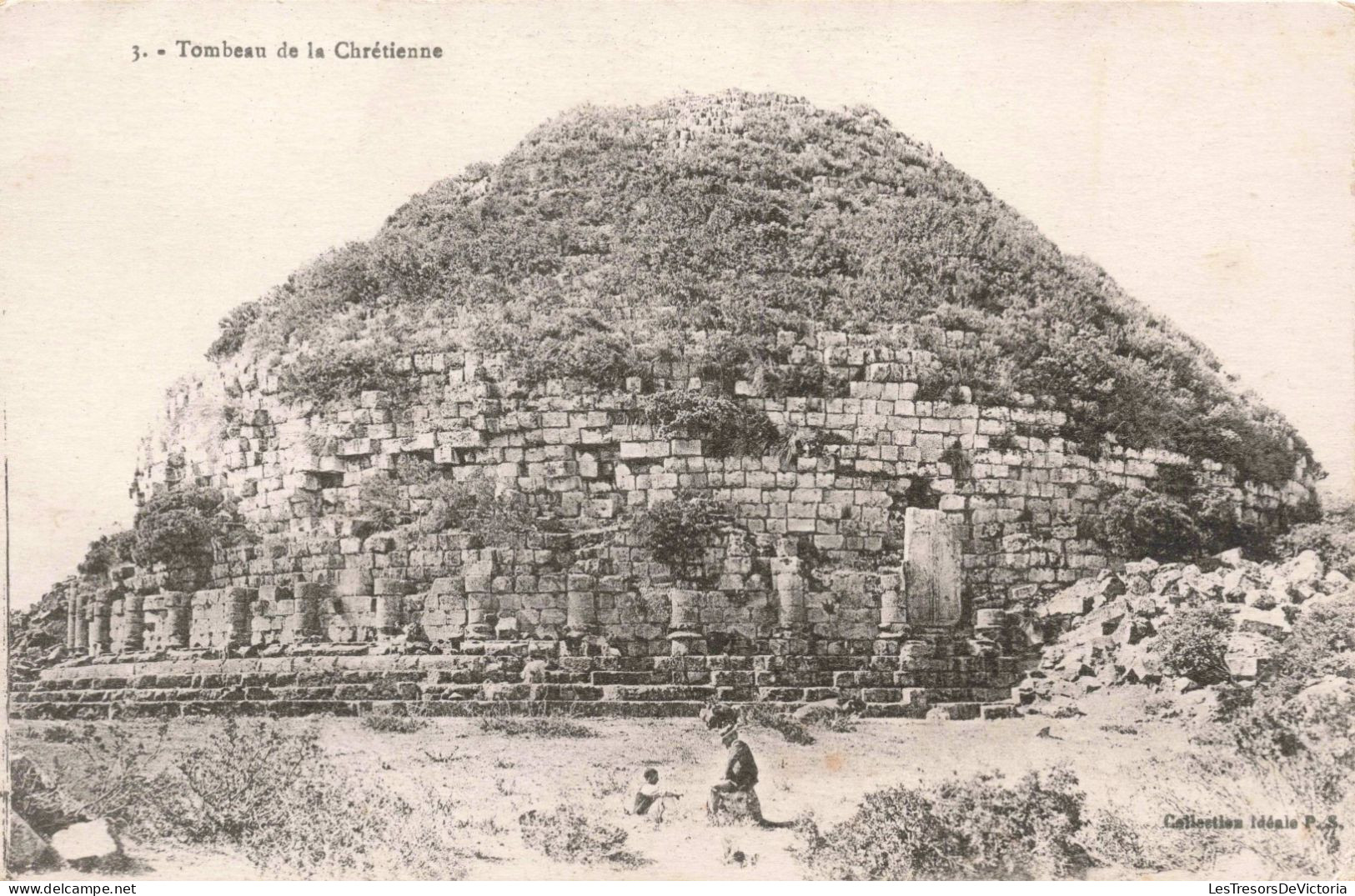 ALGERIE - Tipasa Maurétannie - Tombeau De La Chrétienne - Carte Postale Ancienne - Scènes & Types