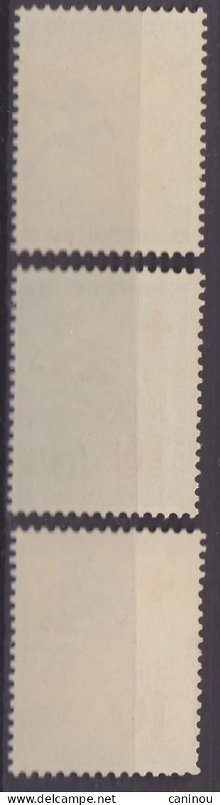 NOUVELLE-GUINEE NEERLANDAISE   Y & T 36/48 CROIX-ROUGE  OISEAUX DE PARADIS SURCHARGES 1955 NEUFS SANS CHARNIERES - Oceania (Other)