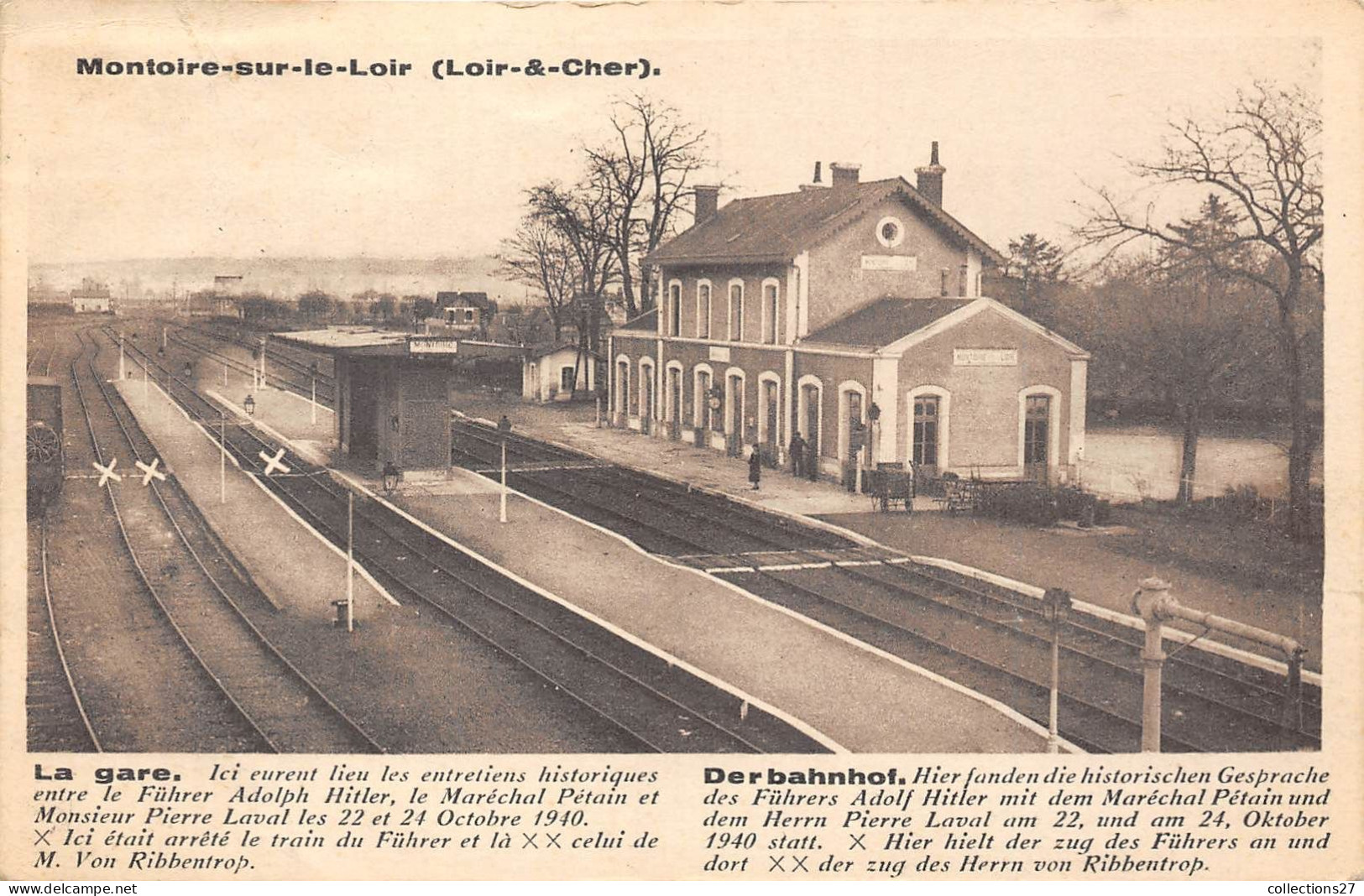 41-MONTOIRE-SUR-LE-LOIR- LA GARE - Montoire-sur-le-Loir