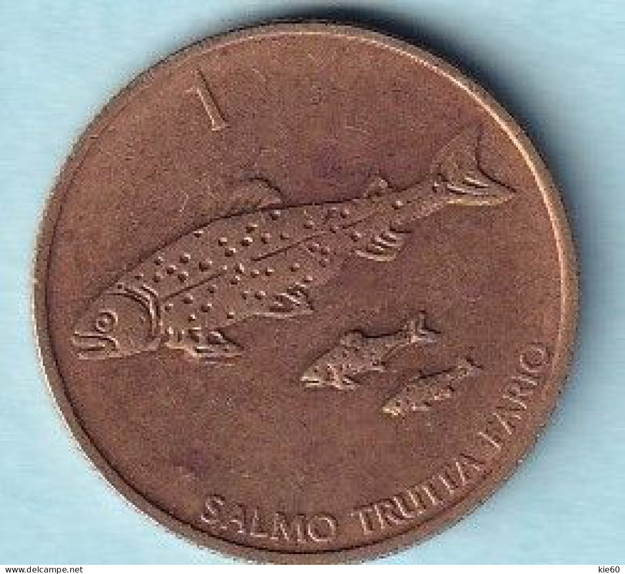 Slovenia   - 1992 - 1 Tolar   - .KM 4 - Slovenië