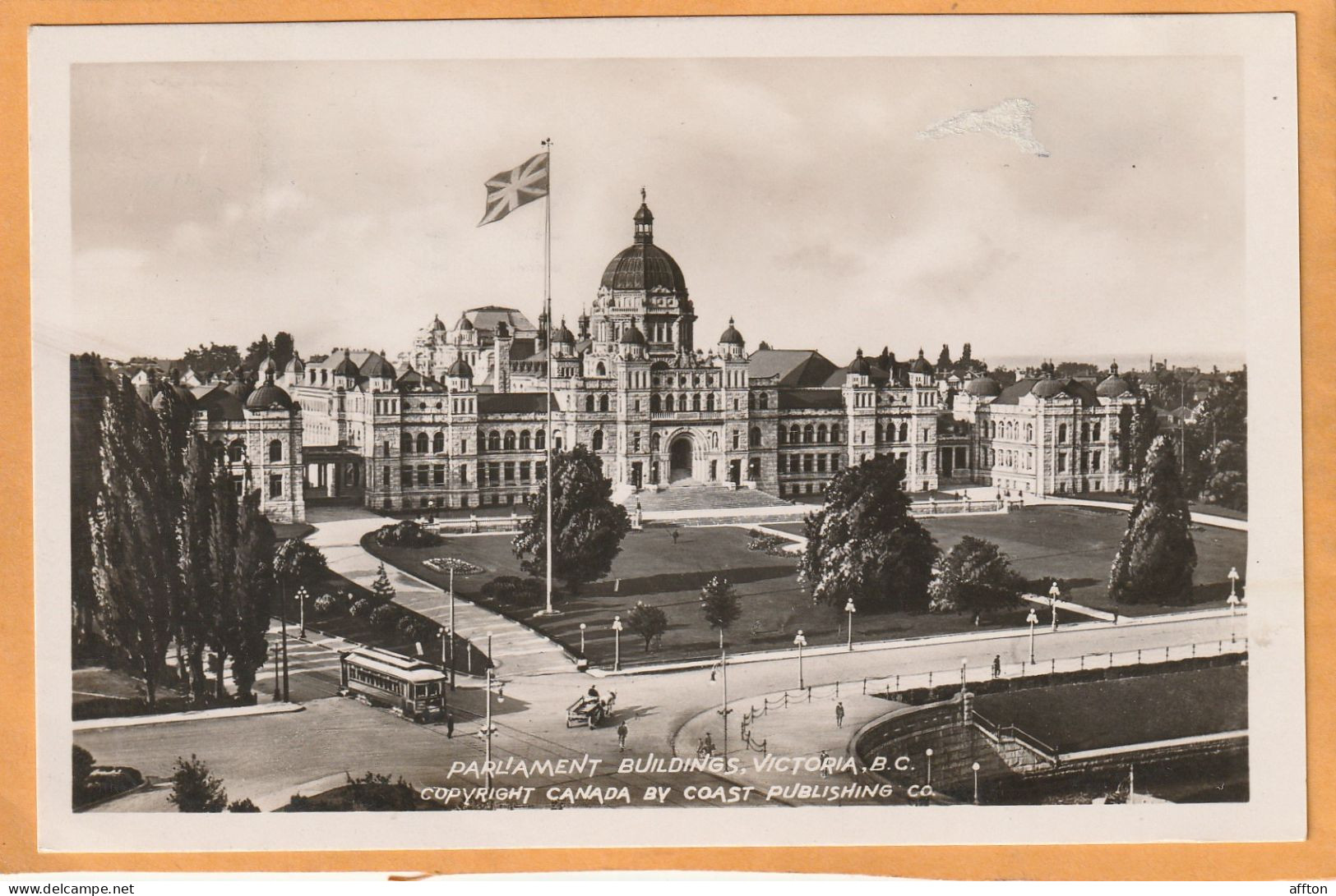 Victoria BC Canada Old Real Photo Postcard - Victoria