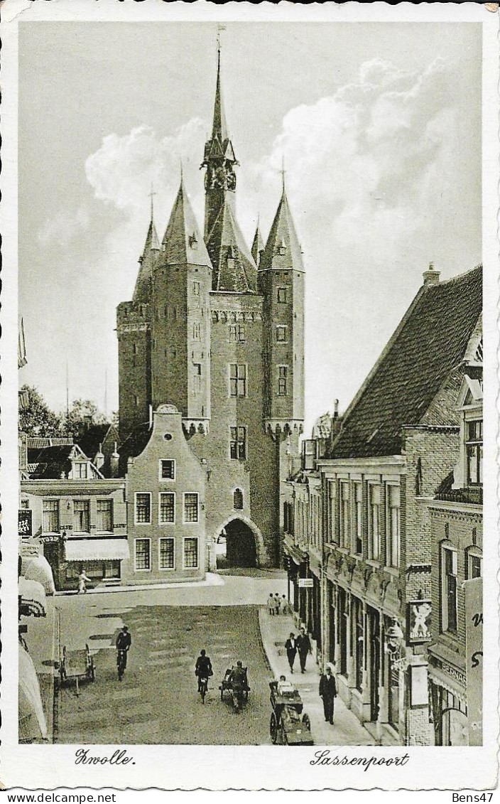 Zwolle Sassenpoort 26-9-1937 - Zwolle