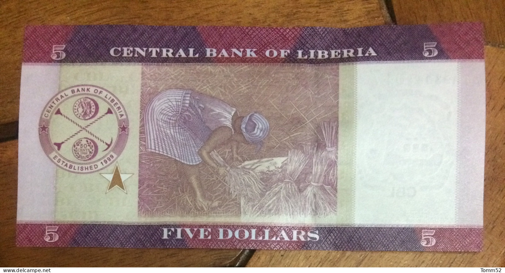 LIBERIA 5 Dolars - Liberia