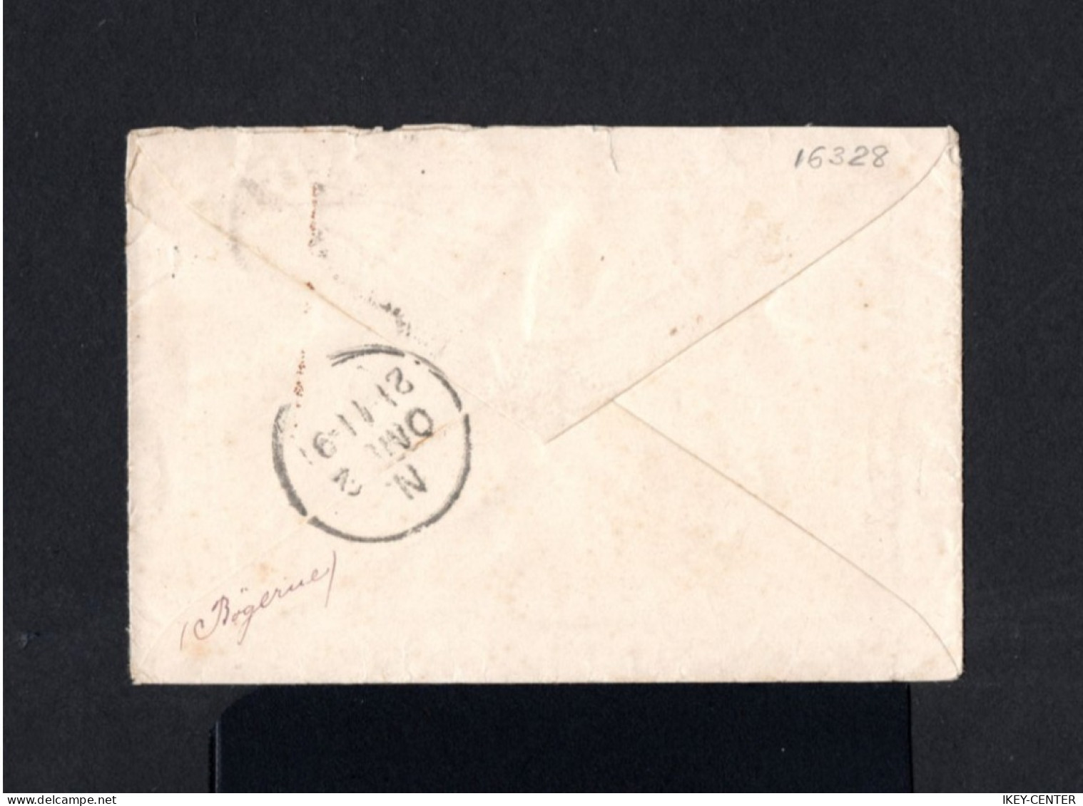 16328-DENMARK.-OLD COVER LEMVIG To COPENHAGEN.1891.ENVELOPPE DANKMARK - Briefe U. Dokumente